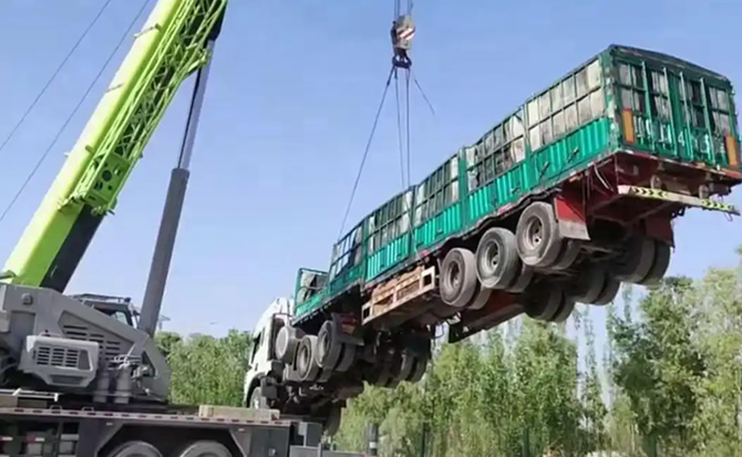 延寿道路脱困救援案例